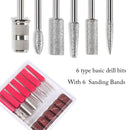 Electric Nail Drill Machine Set - Grinding Equipment Mill For Professional Manicure Pedicure