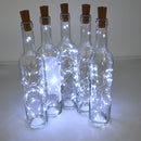 LED Wine Bottle Lights with Cork, Battery Operated Mini Fairy String Lights for Home Decor, Christmas, Wedding