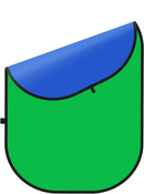 Portable Green Screen - 2 in 1 Double Sided Pop Up Collapsible Backdrop for Photo, Video Shooting, Live Streaming & Gaming