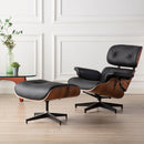 Mid Century Lounge Chair with Ottoman