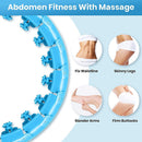 Smart Hoop Weighted Fit for Adults Weight Loss - 2 in 1 Fitness Massage