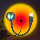 LED Sunset Lamp - Neon Light Projector Photography Wall Atmosphere for Bedroom Living Room Decor Gift