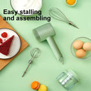 Wireless Electric Hand Mixer - 3 Speeds High Power Cordless Electric Blender for Kitchen Cooking, Baking Cake, Egg Cream, and Yeast Dough