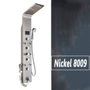 Black Digital Shower Panel Column