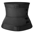 Neoprene Sweat Waist Trainer - Body Shaper for Women with Two Belts