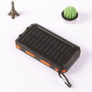 Portable Solar Power Bank 80000mAh, Built-in Flashlight, Compass, for All Smartphones, Electronic Devices