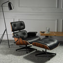 Mid Century Lounge Chair with Ottoman