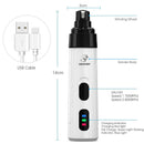 Electric Dog Cat Nail Clippers, Quiet Trimmer Grinder for Small Large Cats Dogs Breed