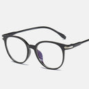 Transparent Anti Blue Light Computer Glasses Round for Women