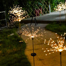 Lumières de jardin magiques de feu d'artifice
