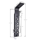 Black Digital Shower Panel Column