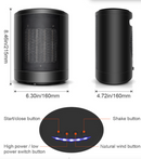 EcoHeat Mini Adjustable Thermostat Heater