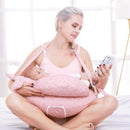 Multifunction Nursing Pillow - Breastfeeding Pillows for Mom and Baby with Adjustable Waist Strap and Removable Cotton Cover