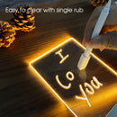 LED Note Board Night Lamp, Creative Message Board for Home, Bedroom, Child Room Decor