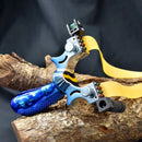 Slingshot Laser High Precision Outdoor Hunting Resin Bow Catapult with Rubber Band