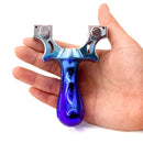 Slingshot Laser High Precision Outdoor Hunting Resin Bow Catapult with Rubber Band