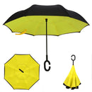 Inverted Umbrella C-Shaped Handle, Anti-UV Waterproof Windproof Rain Umbrella