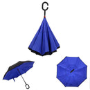 Inverted Umbrella C-Shaped Handle, Anti-UV Waterproof Windproof Rain Umbrella