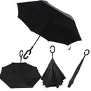 Inverted Umbrella C-Shaped Handle, Anti-UV Waterproof Windproof Rain Umbrella