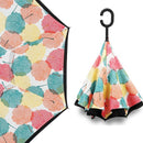 Inverted Umbrella C-Shaped Handle, Anti-UV Waterproof Windproof Rain Umbrella