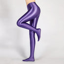 Glossy Opaque Shiny High Waist Sexy Stockings