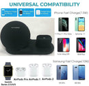 3-in-1 Fast Wireless Charger Dock Stand