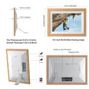Digital Photo Frame - 10.1 Inch Wi-Fi Digital Picture Frame Easy to Share Videos via Frameo APP, Auto-Rotate & Wall Mountable