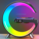 2 In 1 Charger Speaker - Moon Clock, LED Night Lamp, Bluetooth High-Definition Stereo Bass