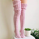 Extra Long Knitted Socks - Fashionable and Warm Long Socks for Women