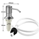 Sink Soap Dispenser Stainless Steel Extension Tube Kit for Liquid Soap Kitchen Sink Bathroom