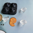 4-Hole Diamond Ice Mold - Flexible Silicone Ice Mold Tray