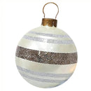 Giant Inflatable Christmas Ornament, 24 Inch Christmas Ball Outdoor Holiday Yard Lawn Porch Decor