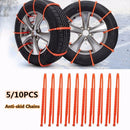 10Pcs Snow Anti-Skid Chains