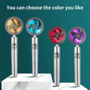 High Pressure Showerhead, Hand held with Fan, Built-in Filter, Turbo Propeller