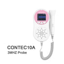 Fetal Heartbeat Doppler - Heart Beat Monitor Backlight LCD Pink Color with 2Mhz 3mhz 8Mhz
