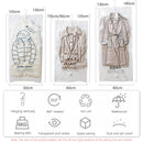 Hanging Vacuum Storage Bags - Closet Organizer Vacuum Bag, Space Saving Clear Seal Compressed Bags