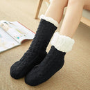 Winter Home Socks Slippers - Women Nonslip Thicken Warm Soft Cotton Sock