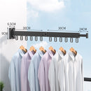 Retractable Cloth Drying Rack, Folding Clothes Hanger, Wall Mount