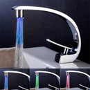 7 Color-Changing Glow LED Faucet Light for Bathroom Kitchen Tap Sink, Temperature-sensitive
