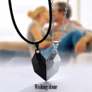 Magnetic Couple Necklace -  Two Souls One Heart Pendant Necklaces for Couple