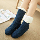 Winter Home Socks Slippers - Women Nonslip Thicken Warm Soft Cotton Sock