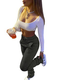 Winter Sweatpants, Thick Fleece Jogger Pants, Stacked Pants