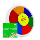 Funny Finger Painting Kit - 6/12 Colors Kids Washable Paint Set, Non Toxic and Safe Ink Pads