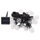 Solar Garden Festoon Light Pack - 10m/20m/30m Waterproof LED String Lights with S14 Bulb