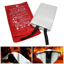 Emergency Fire Blanket - 1M x 1M Sealed Fire Blanket