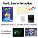 Luminiscent Drawing Board for Kids