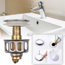 2-in-1 Universal Wash Basin Pop-Up Drain Filter