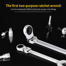 12-piece Universal Ratchet Wrench Set