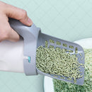 New Cat Litter Shovel, Pet Litter Sifter, Sand Cleaning Pet Scooper with Waste Container