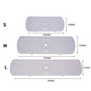 Silicone Kitchen Faucet Mat, Faucet Splash Catcher, Keep Kitchen and Bathroom Sinks Dry